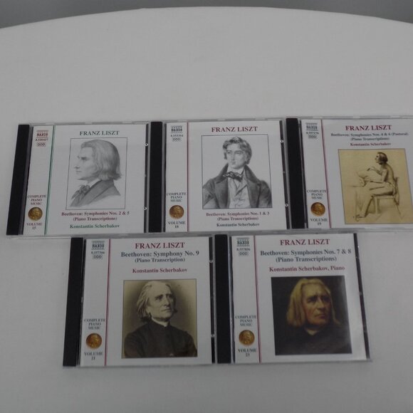 Beethoven Symphonies 5 CD set Franz Liszt Transcription Konstantin Scherbakov - Picture 3 of 10